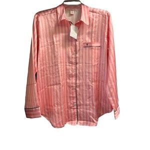Victoria Secret Long Sleeve Pinstripe Pajama Top